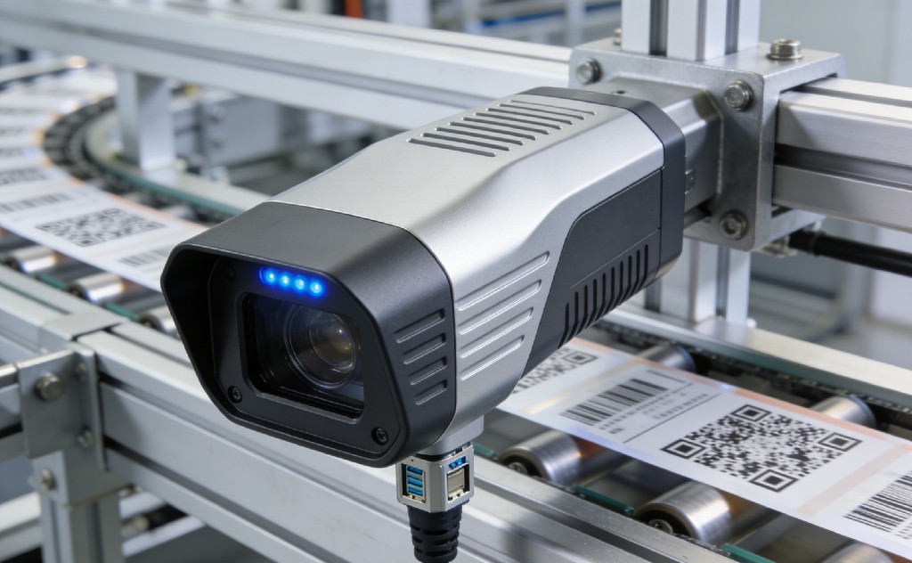 智能读码器选型,工业读码技术,AI深度学习读码,二维固定式读码器,DPM直接零件标识,OCR字符识别,读码器光源方案,产线读码效率,手持终端PDA,读码器通讯协议